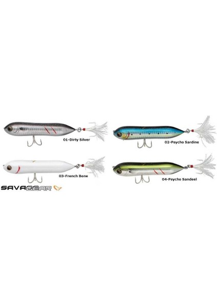 Side Down Prey 110 27 gr F Sahte Balık 03-French Bone