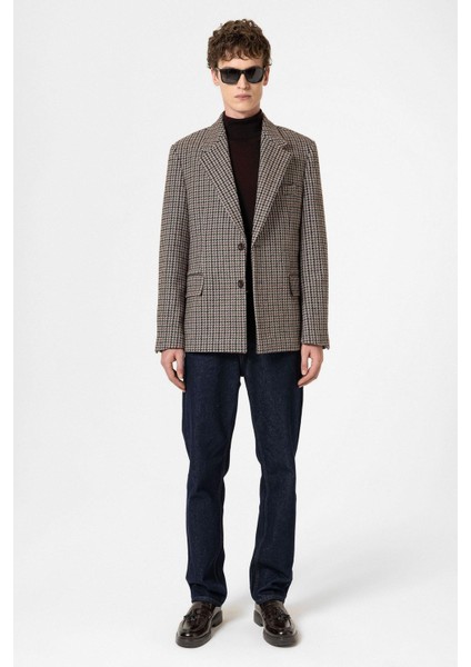 Kahve Vintage Erkek Blazer Ceket fiyatları