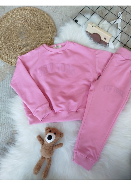 Kız Çocuk Eşofman Takımı Baskılı Kreş Anaokul Ilkokul