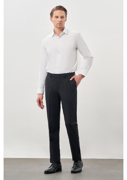 Koyu Lacivert Esnek Yandan Cepli Comfort Fit Classic Pantolon 1003245207 fiyatları