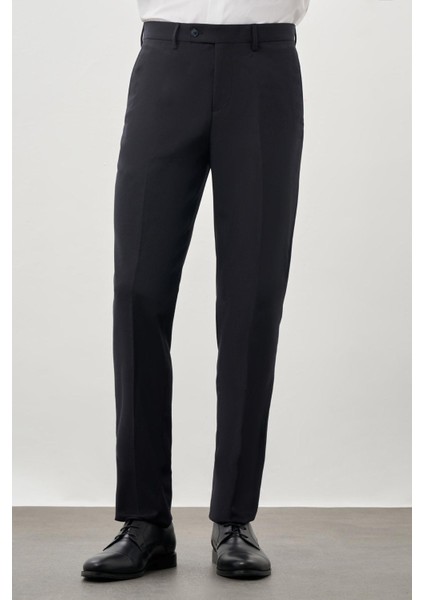 Koyu Lacivert Esnek Yandan Cepli Comfort Fit Classic Pantolon 1003245207 modelleri