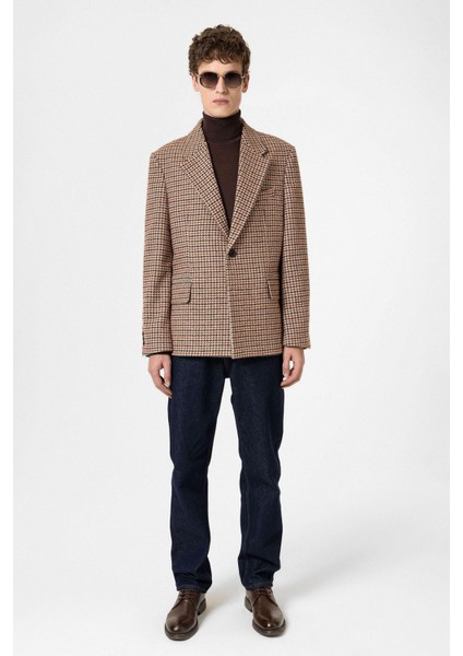 Kiremit Vintage Erkek Blazer Ceket modelleri