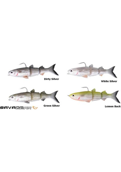 3D Tpe Mullet 130 29 gr Ss Sahte Balık White Silver