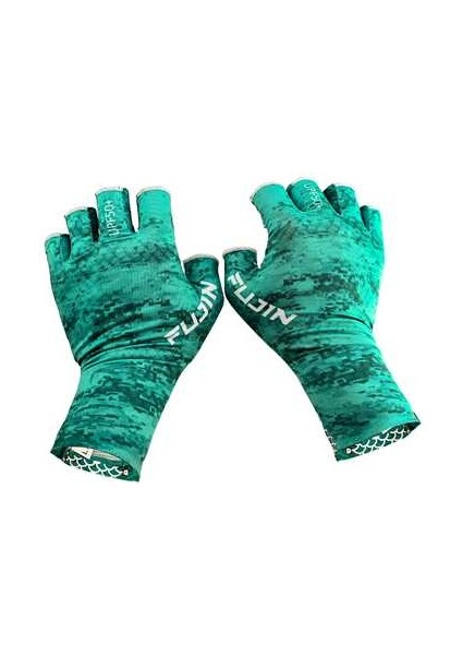 Pro Angler Summer Gloves Green M/l