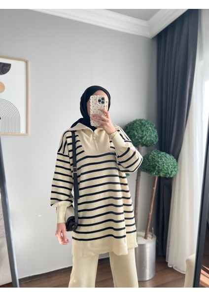 Lily Çizgili Triko Takım modelleri