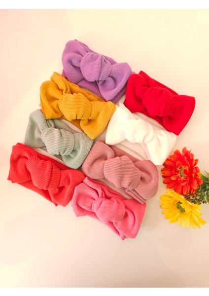 Kız Bebek&çocuk Bandana 8'liset