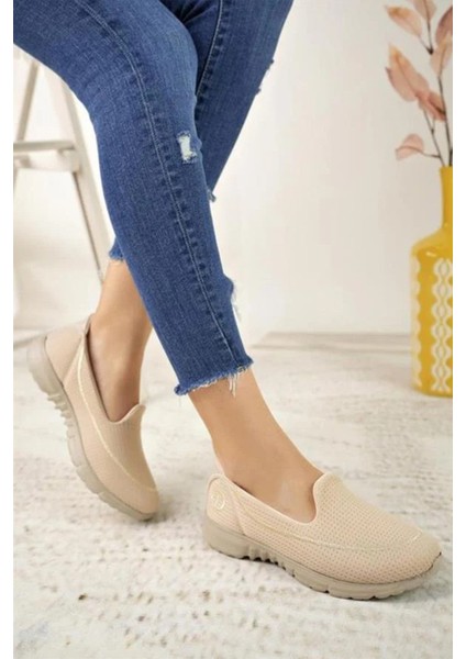 801-24 Triko Konforlu Esnek Kadın Sneaker