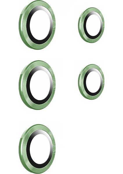 Samsung Galaxy S22 Ultra Uyumlu Kamera Lens Koruyucu - Yeşil