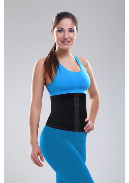 Termal Siyah Yün Korse Yün Içlik Bel Kuşağı Giymeli Bel Korsesi Koruyucu