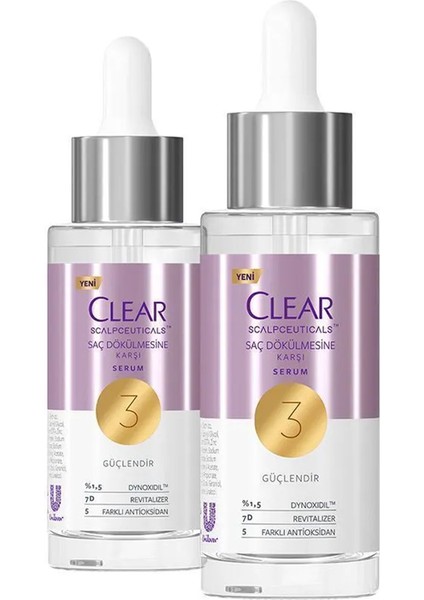 Scalpceuticals Saç Bakım Serumu Saç Dökülmesine Karşı 45 ml X2