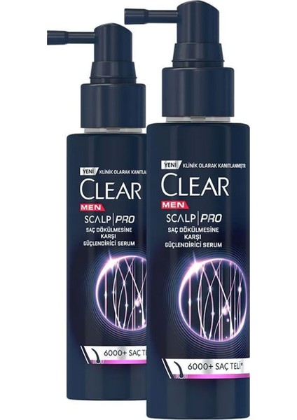 Men Scalp Pro Güçlendirici Serum Saç Dökülmesine Karşı 70 ml X2
