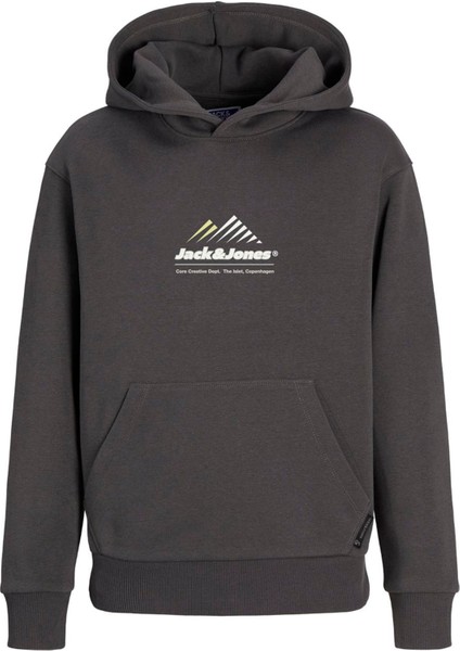 Çocuk Logo Baskili Kapüsonlu Sweatshirt - Lima