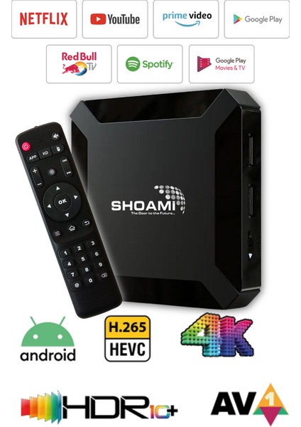 Sh-Sb2 2GB/16GB Mediabox Ultra Hd Android Tv Box Mybox Netflix