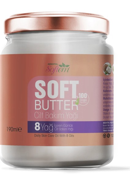 Sft Softbutter Cilt Bakım Yagı 190 ml