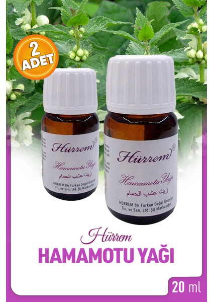 Hamam Otu Yağı 20 Ml 2 Kutu