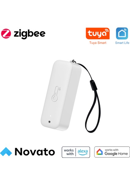 Zigbee Sıcaklık ve Nem Sensörü ( Tuya Smart Life Home Assistant Uyumlu )