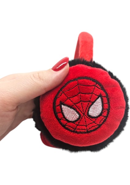 Spiderman Peluş Kulaklık- Örümcek Adam Peluş Kulaklık