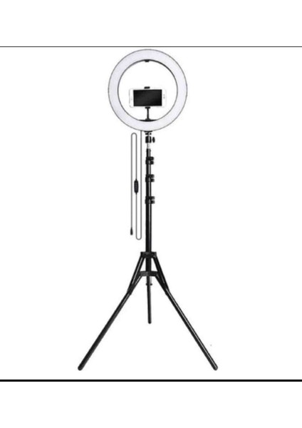 Ring Light Youtube – Tiktok - Selfie - Makyaj LED Işıklı 10 Inç (26 Cm) 210 cm Tripod 1007