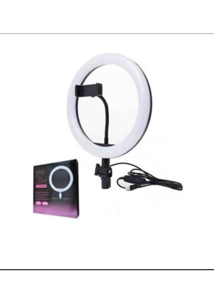 Ring Light Youtube – Tiktok - Selfie - Makyaj LED Işıklı 10 Inç (26 Cm) 210 cm Tripod 1007