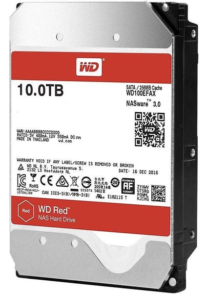 Seagate 10TB 3.5" Skyhawk 7200RPM 256MB Sata 3.0 ST10000VE0008 Harddisk (Hikvision)