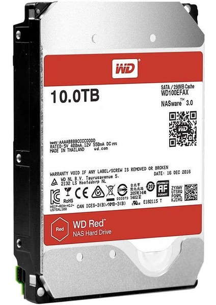 Seagate 10TB 3.5" Skyhawk 7200RPM 256MB Sata 3.0 ST10000VE0008 Harddisk (Hikvision)