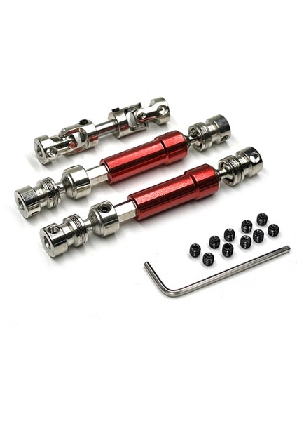 3 Adet Metal Tahrik Mili Cvd Tahrik Mili MN128 MN86 MN86S MN86K MN86KS Mn G500 1/12 Rc Araba Yükseltme Parçaları Aksesuarları,1 (Yurt Dışından)