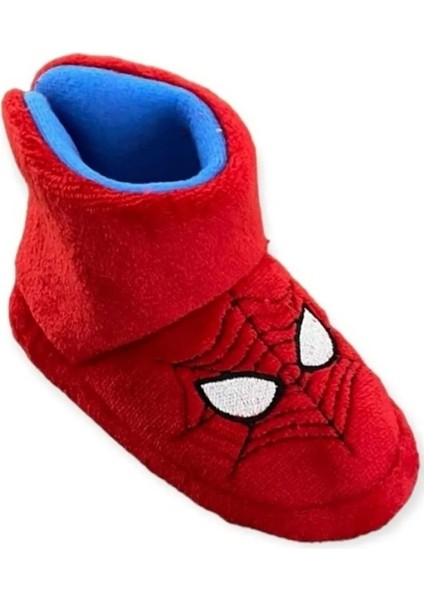 Spiderman Örümcek Adam Erkek Çocuk Kaydırmaz Taban Panduf Anaokulu Kreş Ev Ayakkabısı