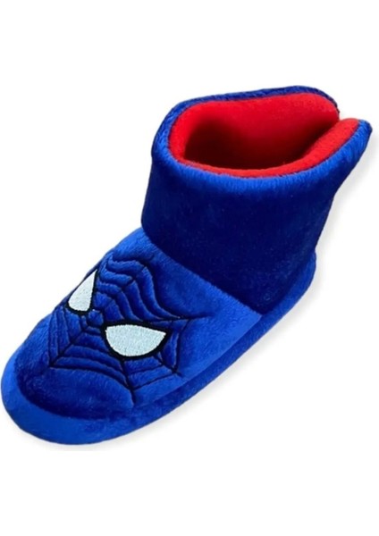 Spiderman Örümcek Adam Erkek Çocuk Kaydırmaz Taban Panduf Anaokulu Kreş Ev Ayakkabısı indirimleri