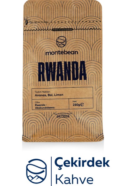 Rwanda Abakundakawa Çekirdek Kahve