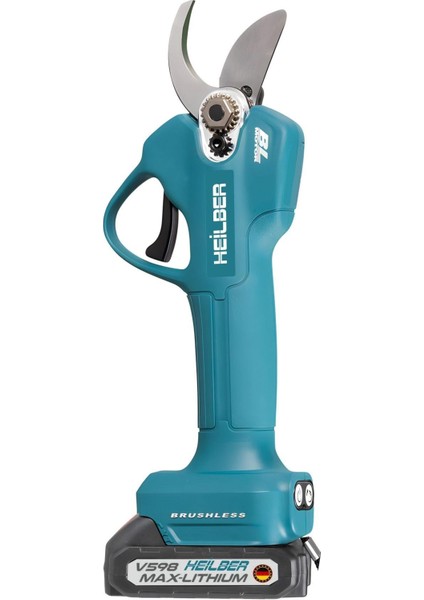 Alman V598 Blue Çift Akülü Profesyonel Akülü Dal Budama Makası Şarjlı Bağ Makası