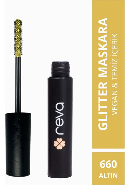 Gold Length & Definition Glitter Mascara-Altın Uzatan & Belirginleştiren Simli Maskara 660