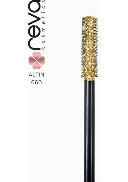 Gold Length & Definition Glitter Mascara-Altın Uzatan & Belirginleştiren Simli Maskara 660