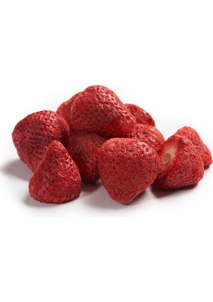 Iskilip Dondurularak Kurutulmuş Çilek - Çilek Kuru Meyve Cipsi - Frezee Dried Strawberry - 18 gr