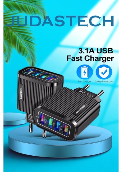 Z6 Universal Çoklu Şarj Adaptörü -4 Port