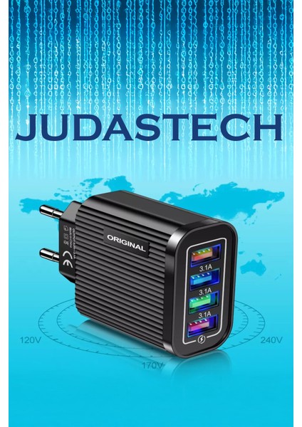 Z6 Universal Çoklu Şarj Adaptörü -4 Port