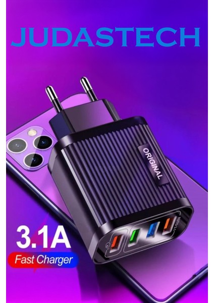 Z6 Universal Çoklu Şarj Adaptörü -4 Port
