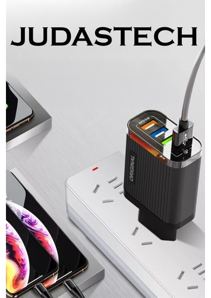 Z6 Universal Çoklu Şarj Adaptörü -4 Port
