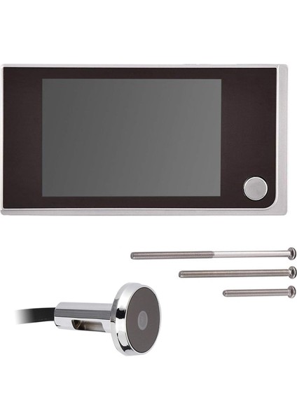 520A Kapı Dürbünü Kamerası Kapı Kamerası Ev İçin 120 Derece Geniş Açılı Dijital 3.5 İnç LCD Ön Giriş Kapısı modelleri