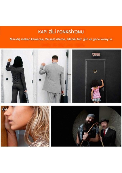 520A Kapı Dürbünü Kamerası Kapı Kamerası Ev İçin 120 Derece Geniş Açılı Dijital 3.5 İnç LCD Ön Giriş Kapısı indirimleri