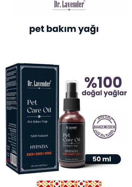 5 Çeşit Esansiyel Yağlı Pet Bakım Yağı 50 ml