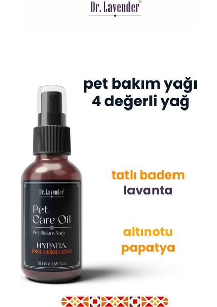 5 Çeşit Esansiyel Yağlı Pet Bakım Yağı 50 ml