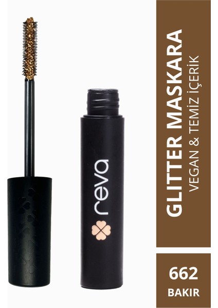 Copper Length & Definition Glitter Mascara-Bakır Uzatan & Belirginleştiren Simli Maskara 662