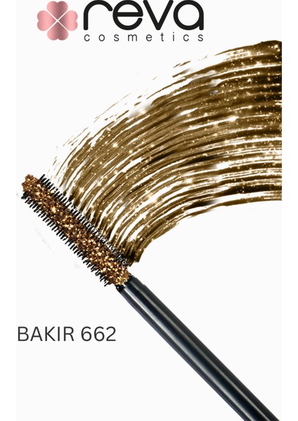 Copper Length & Definition Glitter Mascara-Bakır Uzatan & Belirginleştiren Simli Maskara 662