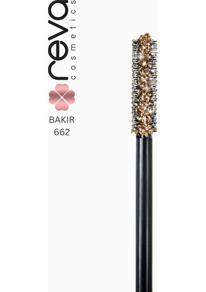 Copper Length & Definition Glitter Mascara-Bakır Uzatan & Belirginleştiren Simli Maskara 662