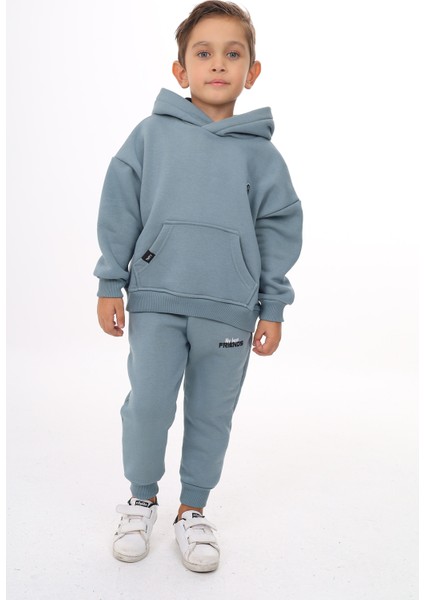 Erkek Çocuk Nakışlı Eşofman Takım