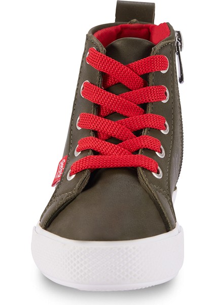 Dinozor Erkek Çocuk Haki Sneakers Spor Ayakkabı