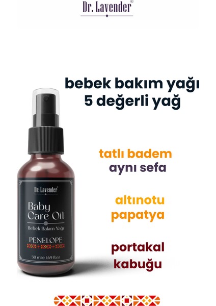 6 Esansiyel Yağlı Bebek Bakım Yağı 50 ml fiyatları