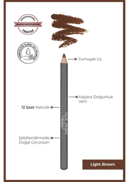 Kaş Kalemi Eyebrow Pencil Light Brown