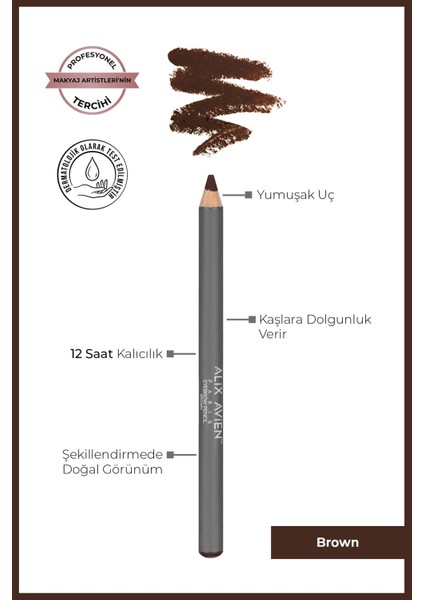 Kaş Kalemi Eyebrow Pencil Brown