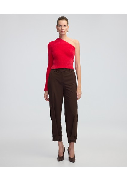 Asimetrik kol pelüş triko IW6240050305034 fiyatları